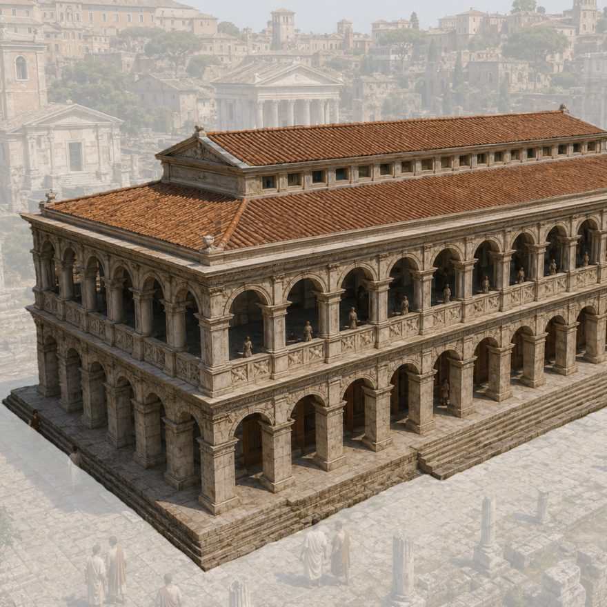 Reconstruction of the Basilica Julia